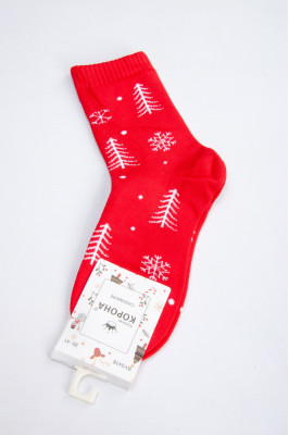 Шкарпетки жіночі новорічні кашемір